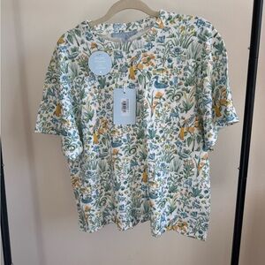 Hill House Multicolor Floral Sleep Top